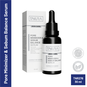سرم ضد جوش و از بین برنده جای جوش و تنظيم کننده چربی پوست تنورا sebum balance serum tanura