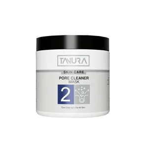 ماسک پودری پاک کننده عمقی منافذ مناسب انواع پوست PORE CLEANER MASK TANURA