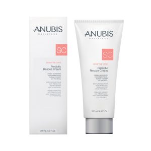 کرم آبرسان و ترمیم کننده پروبیوتیک پوست حساس آنوبیس حجم 200 میل -Prebiotic Rescue Cream