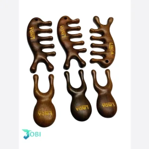 شانه و ماساژور چوبی سر و گردن لیندا